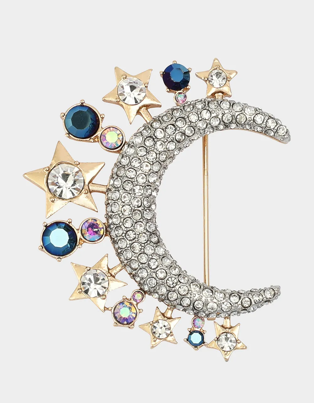 MOON STAR BROOCH CRYSTAL sold by Betsey Johnson