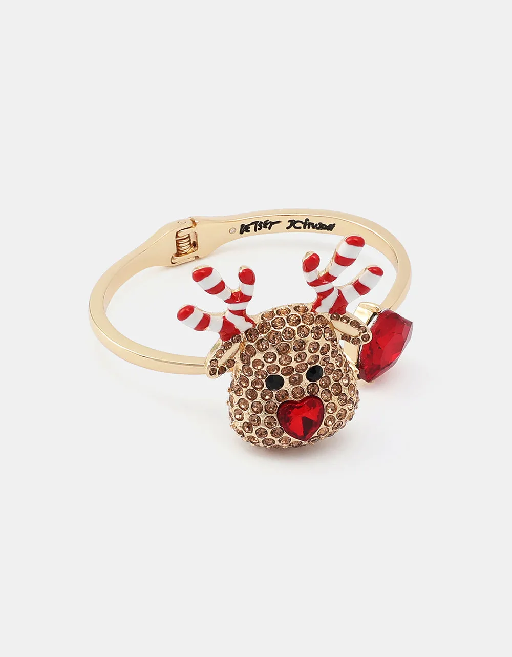 CANDY CANE REINDEER BYPASS BRACELET BROWN sold by Betsey Johnson product image thumbnail 2