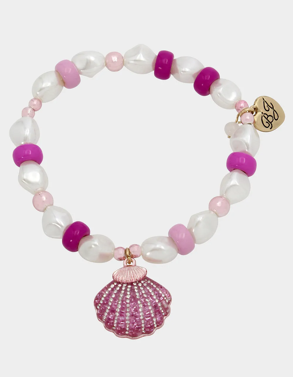 PINK SUMMER PEARL STRETCH BRACELET PINK sold by Betsey Johnson
