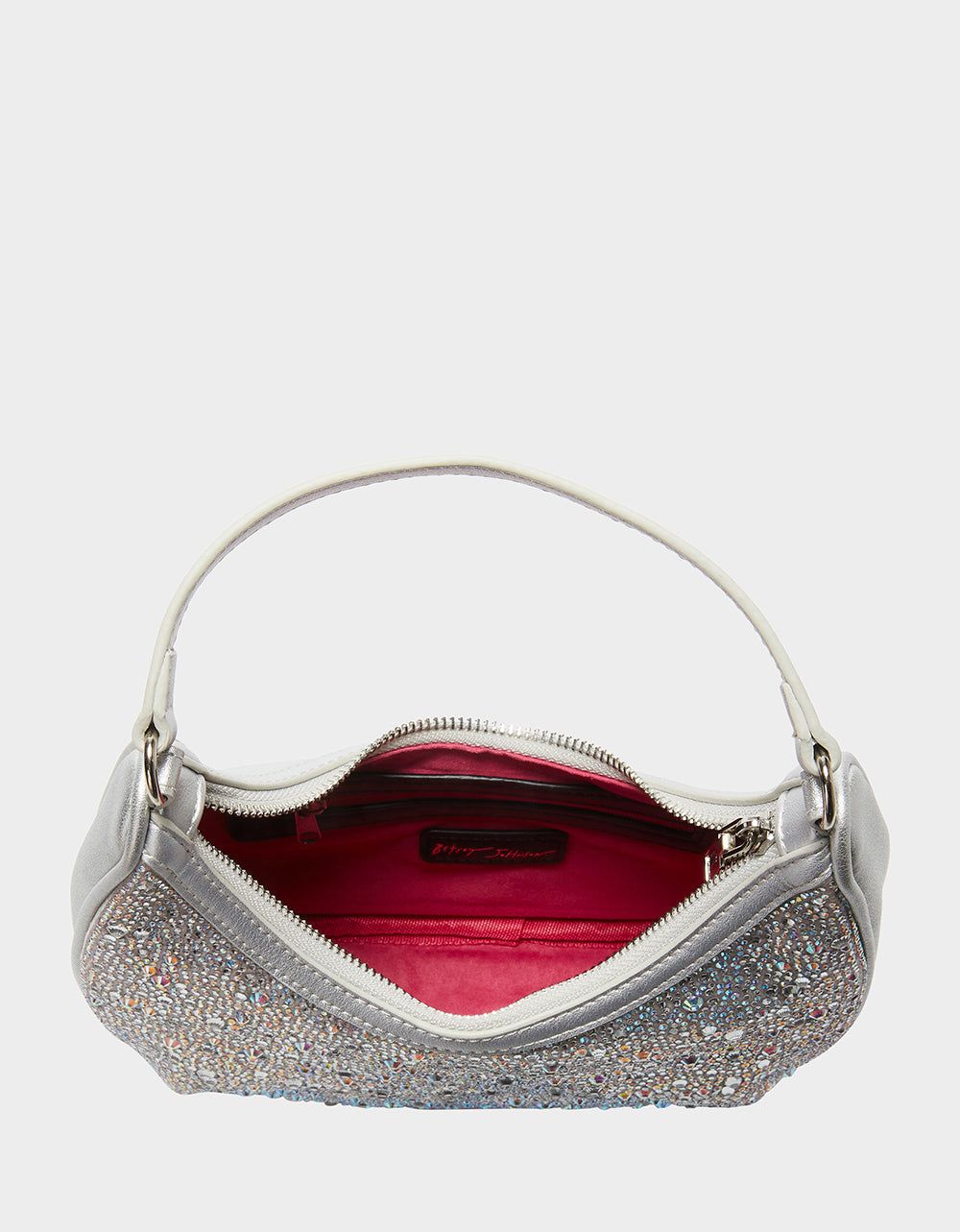 GLITTERATZI HOBO BAG SILVER | RE:LUV sold by Betsey Johnson product image thumbnail 5