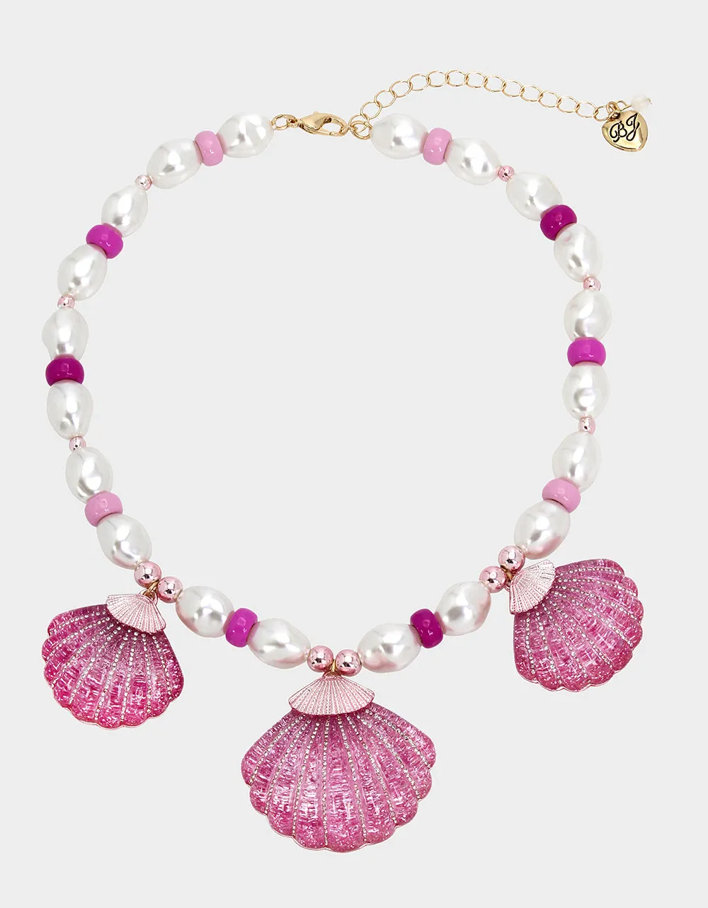 PINK SUMMER FRONTAL NECKLACE PINK sold by Betsey Johnson