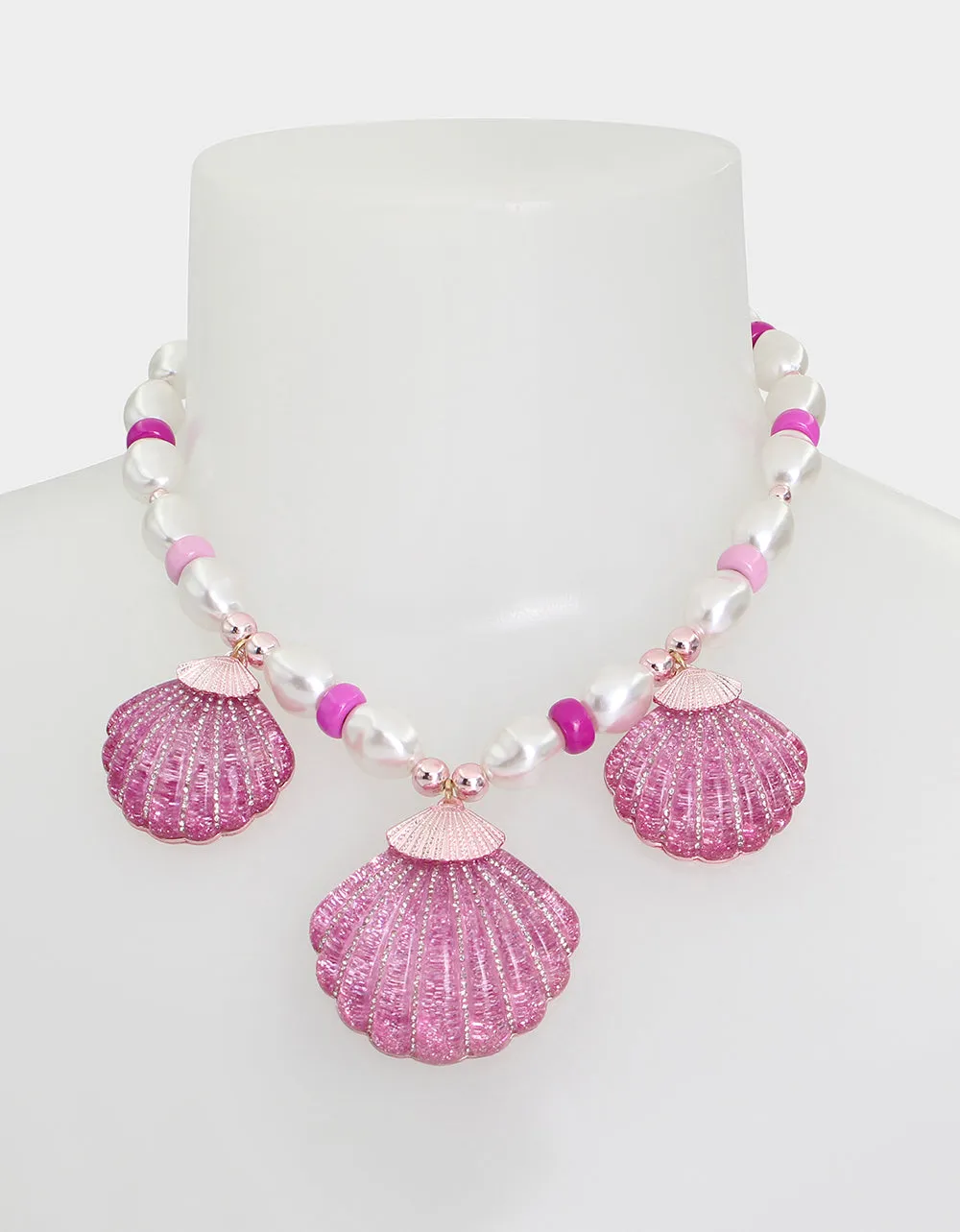 PINK SUMMER FRONTAL NECKLACE PINK sold by Betsey Johnson product image thumbnail 4