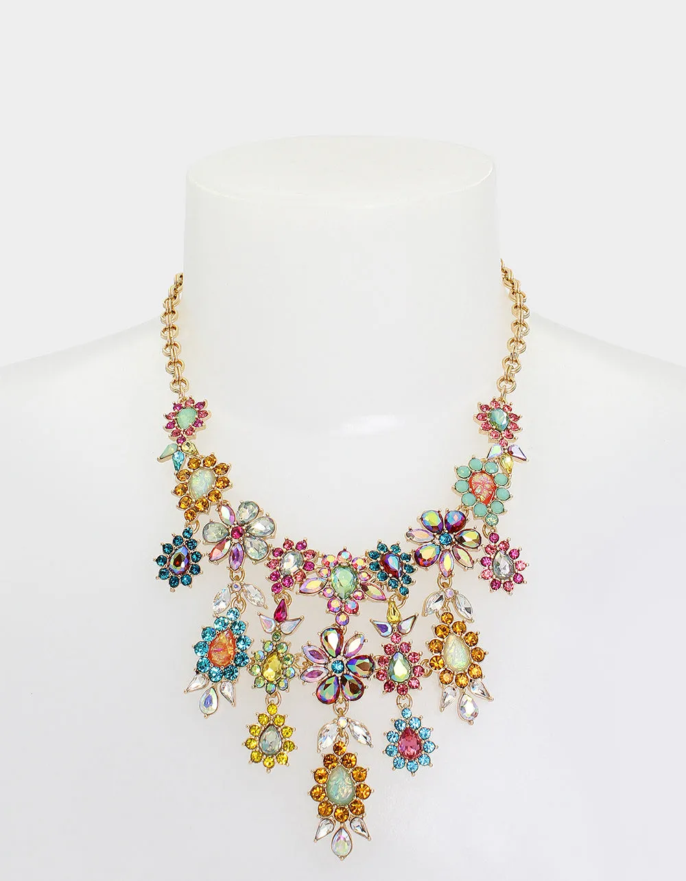 BETSEYS PARADISE BIB NECKLACE MULTI sold by Betsey Johnson product image thumbnail 3
