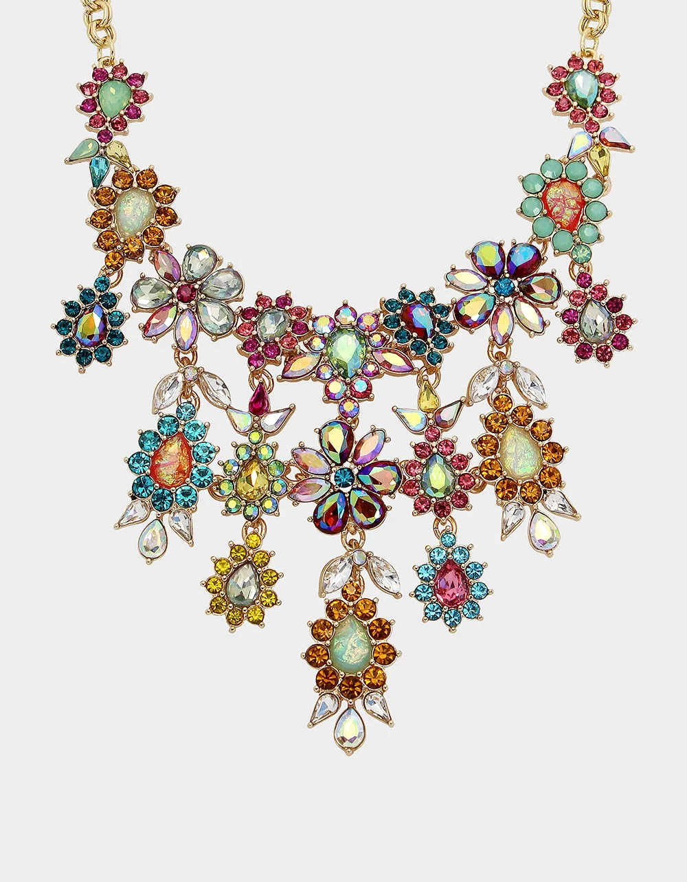 BETSEYS PARADISE BIB NECKLACE MULTI sold by Betsey Johnson product image thumbnail 2