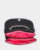 RHINESTONE FLOWER CROSSBODY BLACK sold by Betsey Johnson