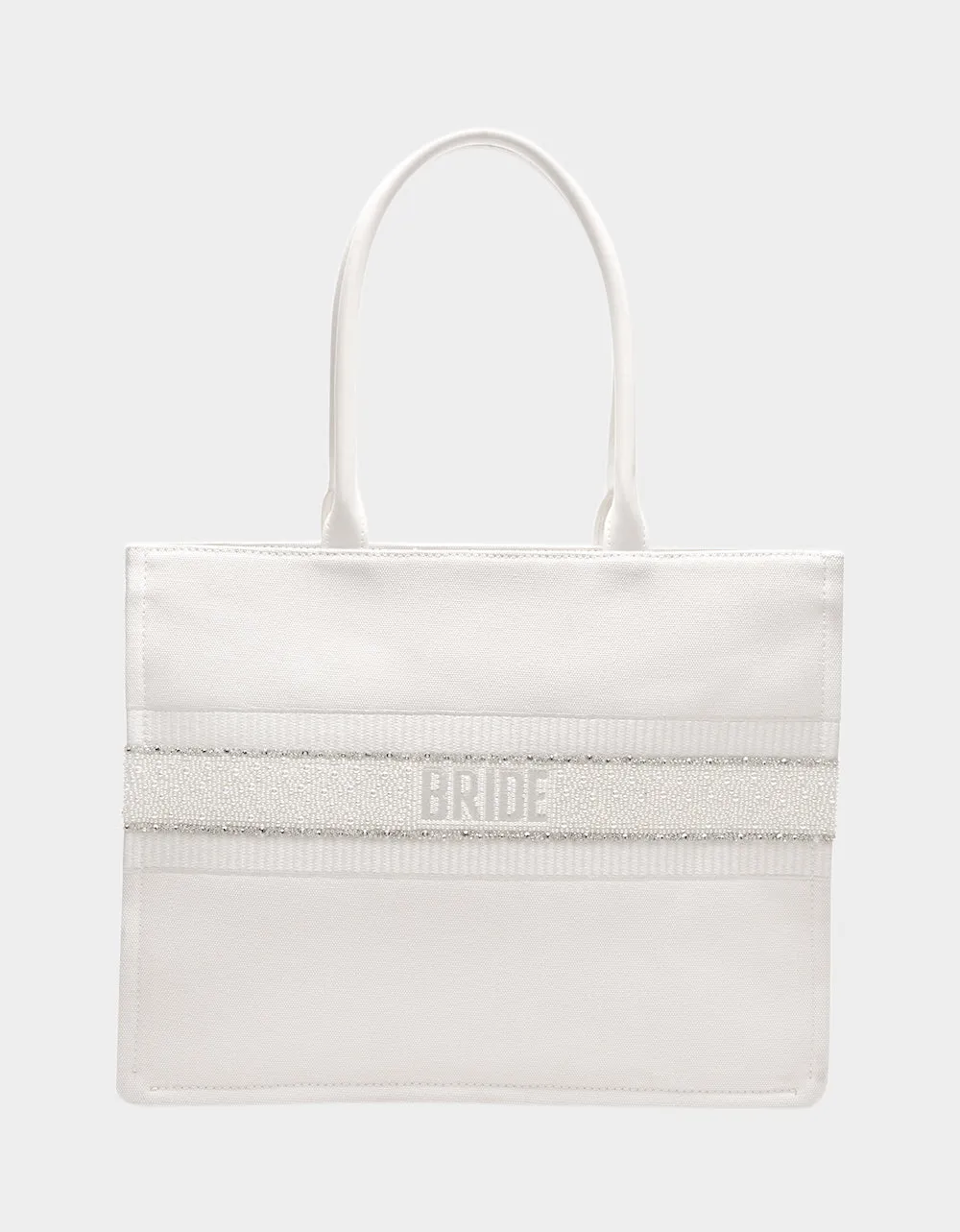 BRIDE TOTE WHITE sold by Betsey Johnson