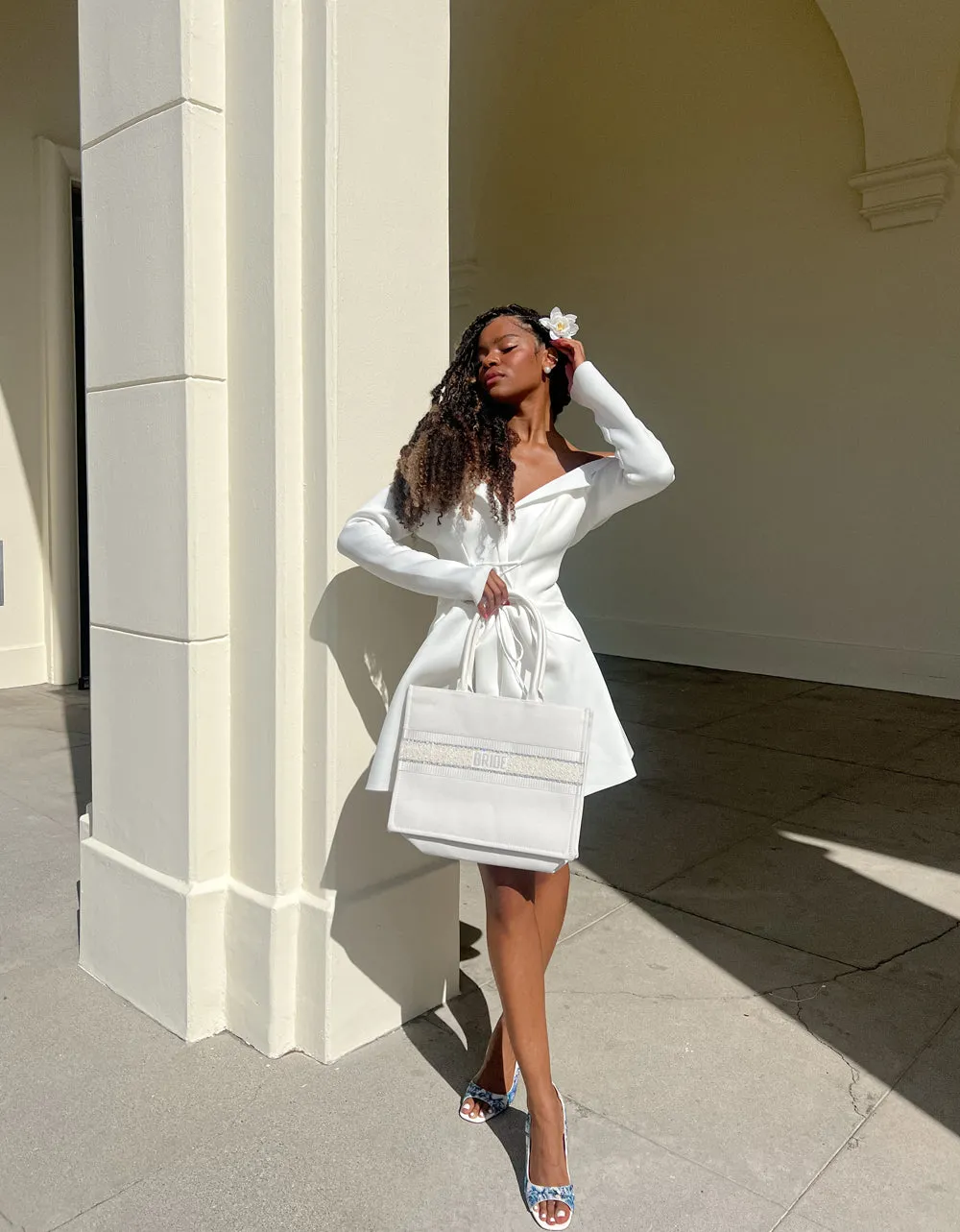 BRIDE TOTE WHITE sold by Betsey Johnson product image thumbnail 2