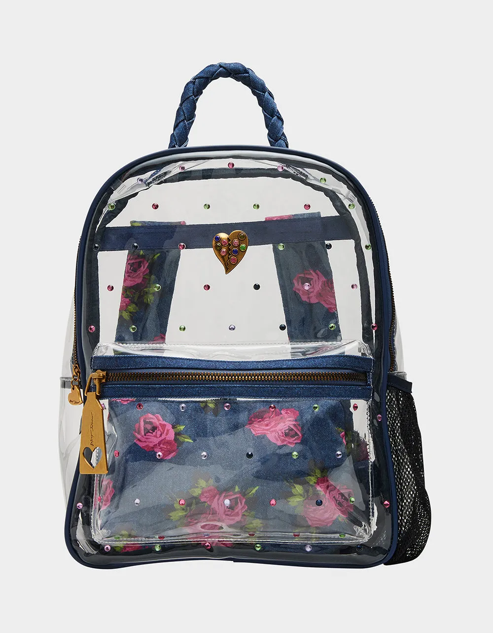 LARGE CLEAR BACKPACK DENIM sold by Betsey Johnson product image thumbnail 4