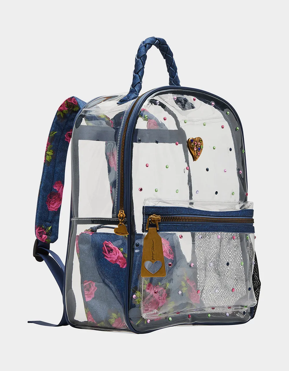 LARGE CLEAR BACKPACK DENIM sold by Betsey Johnson product image thumbnail 5
