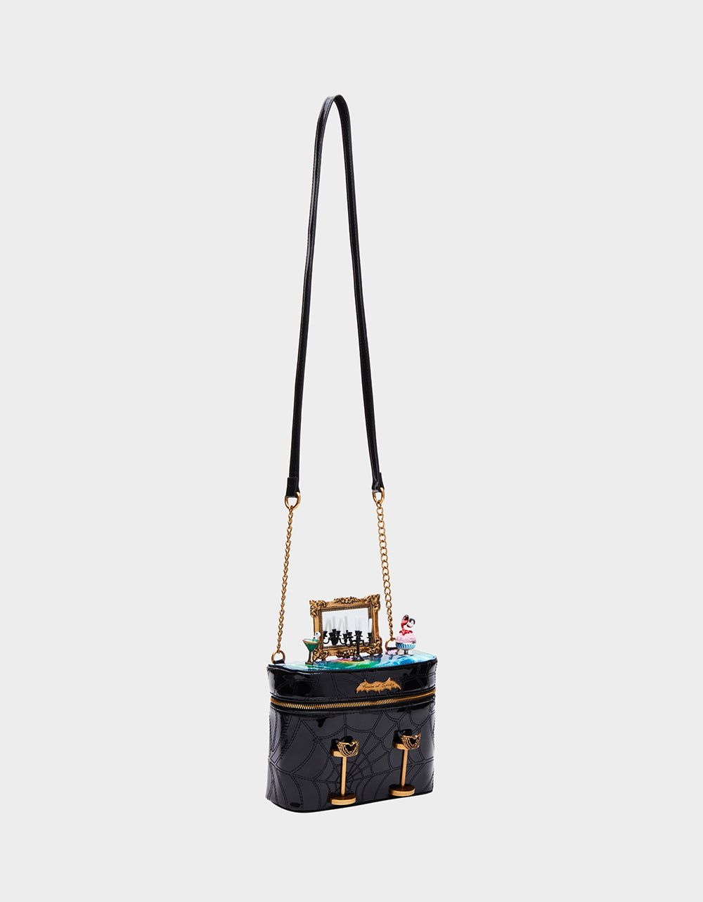 KITSCH HOUSE OF SPIRITS CROSSBODY BLACK sold by Betsey Johnson product image thumbnail 3
