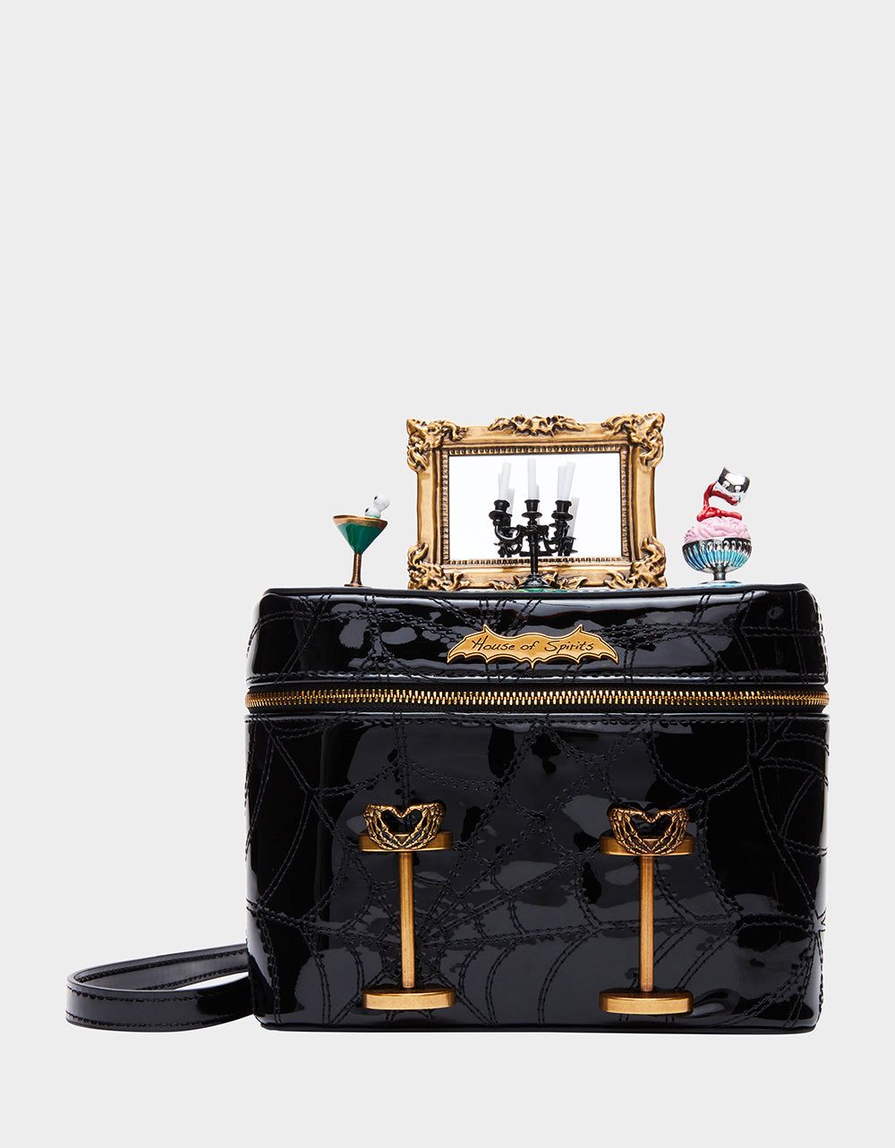 KITSCH HOUSE OF SPIRITS CROSSBODY BLACK sold by Betsey Johnson