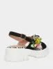 FRANKEE BLACK MULTI | RE:LUV sold by Betsey Johnson
