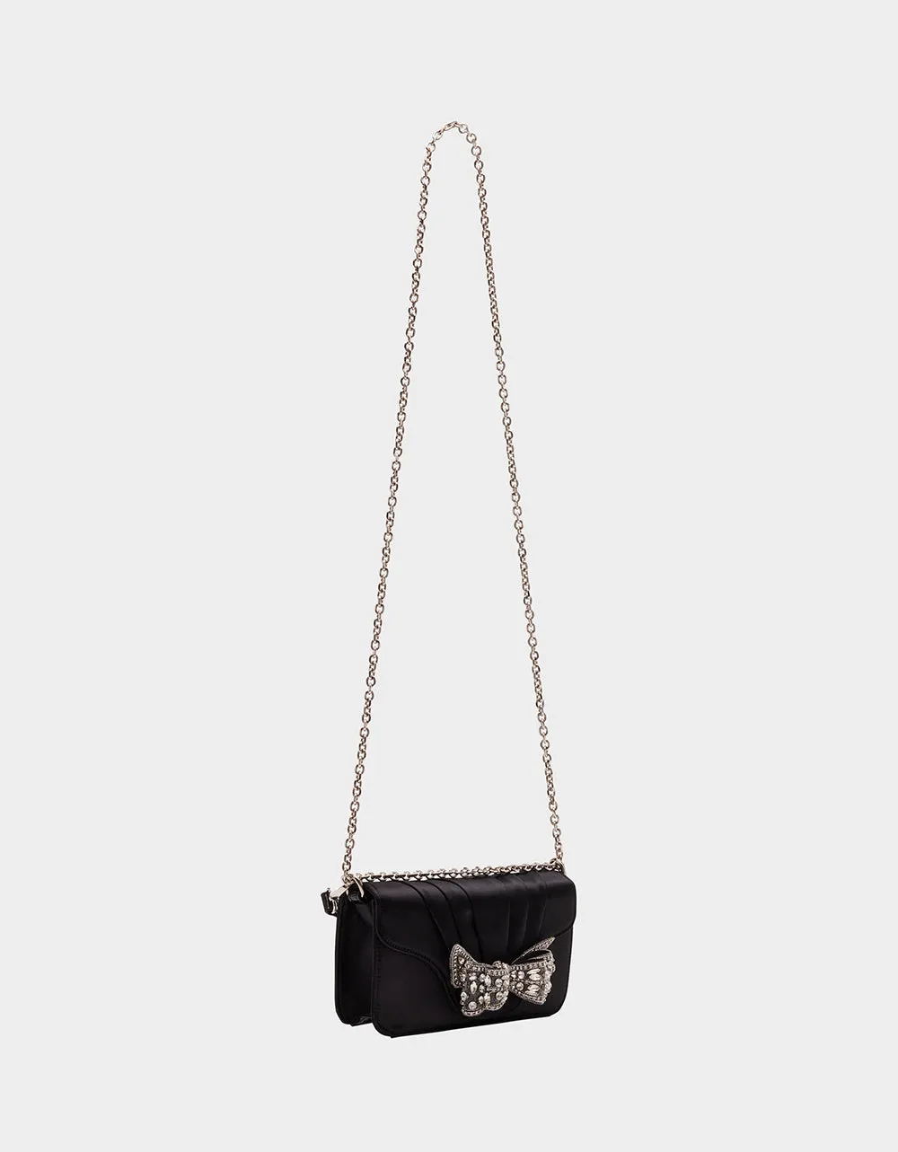 3D BOW FLAP BAG BLACK | RE:LUV sold by Betsey Johnson product image thumbnail 3