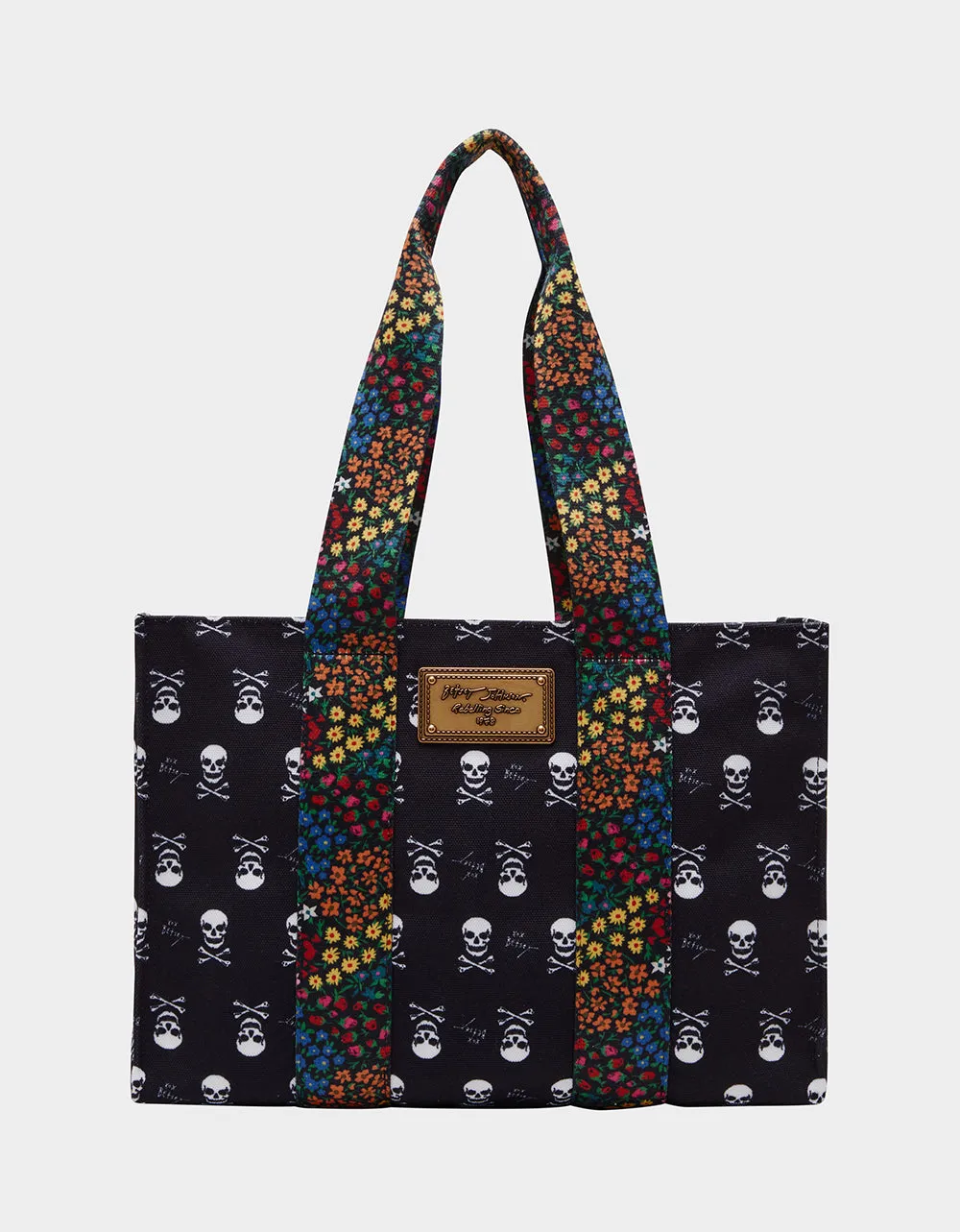 MEDIUM TOTE SKULLS sold by Betsey Johnson