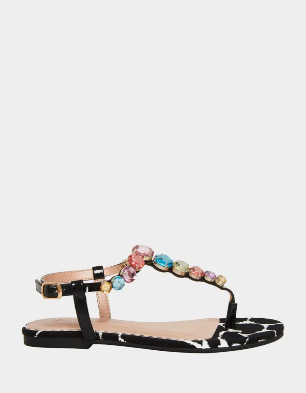 JAMARI BLACK MULTI | RE:LUV sold by Betsey Johnson