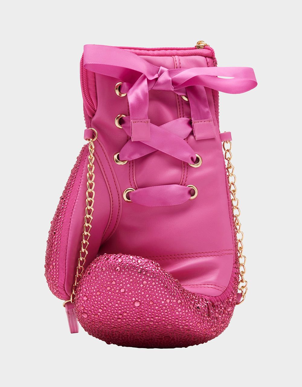 KITSCH FIGHT LIKE A GIRL CROSSBODY PINK sold by Betsey Johnson product image thumbnail 4