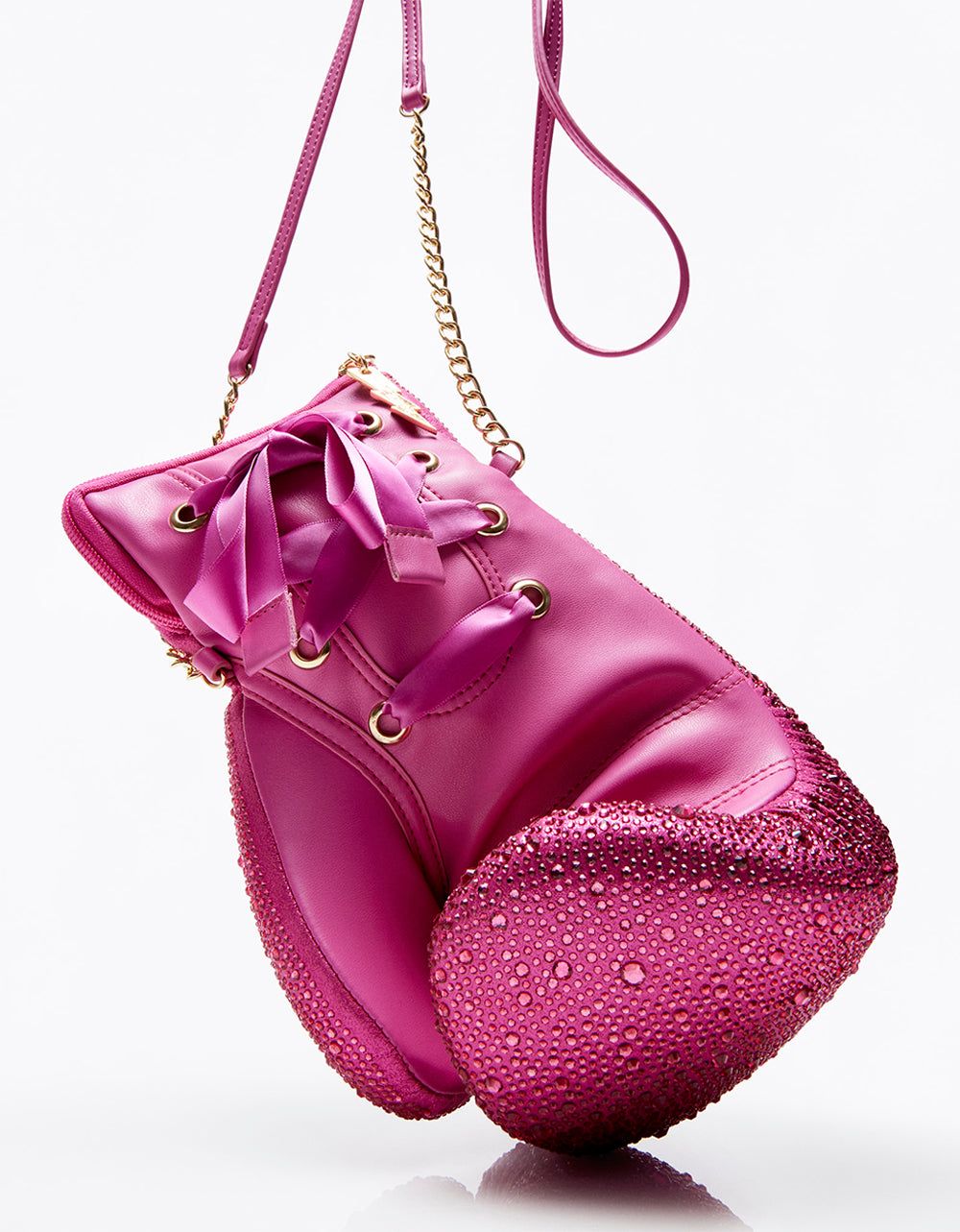 KITSCH FIGHT LIKE A GIRL CROSSBODY PINK sold by Betsey Johnson product image thumbnail 3