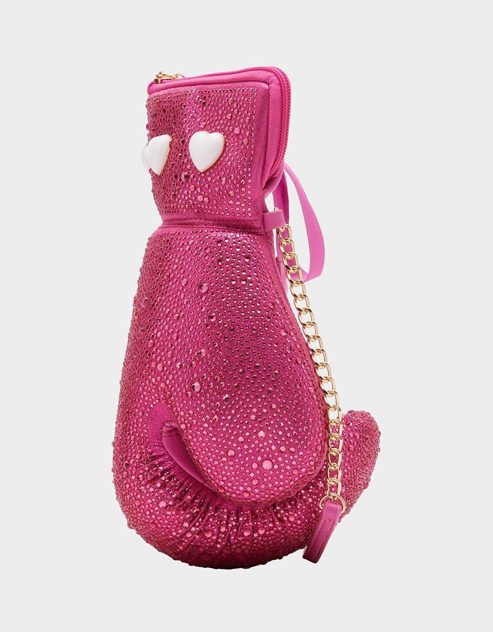 KITSCH FIGHT LIKE A GIRL CROSSBODY PINK sold by Betsey Johnson product image thumbnail 5