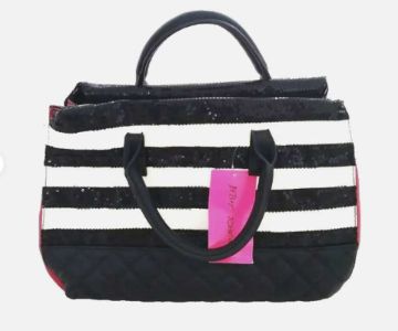 Betsey Johnson Sequin Tote Bag Striped | RE:LUV sold by Betsey Johnson