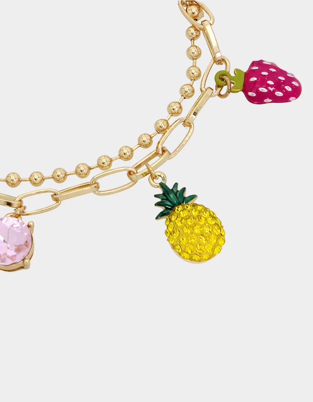 BETSEYS POOL PARTY FRUIT STRETCH BRACELET MULTI sold by Betsey Johnson product image thumbnail 3