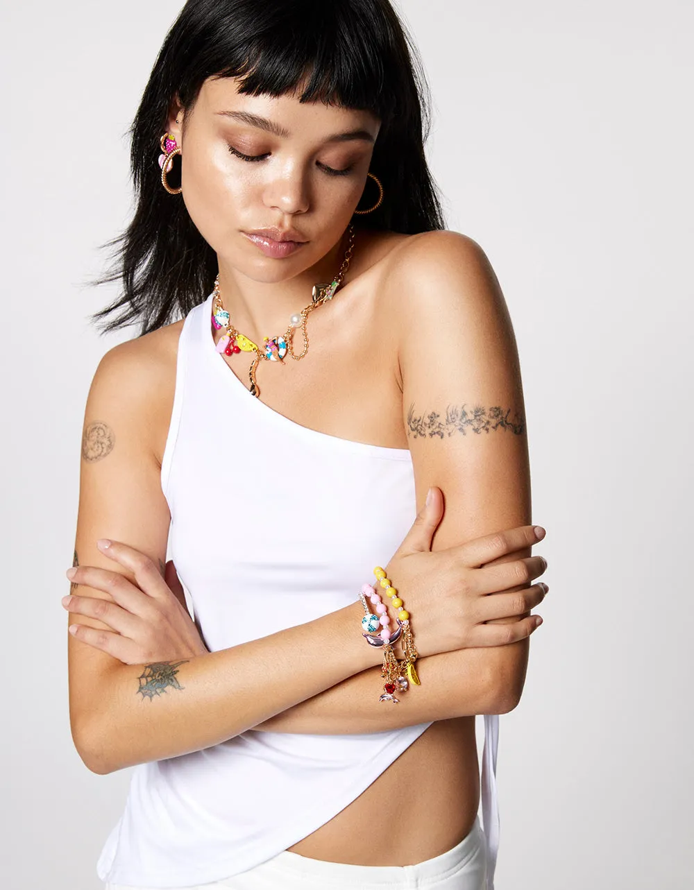 BETSEYS POOL PARTY FRUIT STRETCH BRACELET MULTI sold by Betsey Johnson product image thumbnail 2