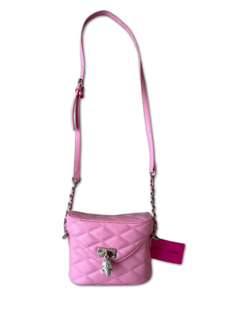 Viola Skull Crossbody Bag Quilted | RE:LUV sold by Betsey Johnson