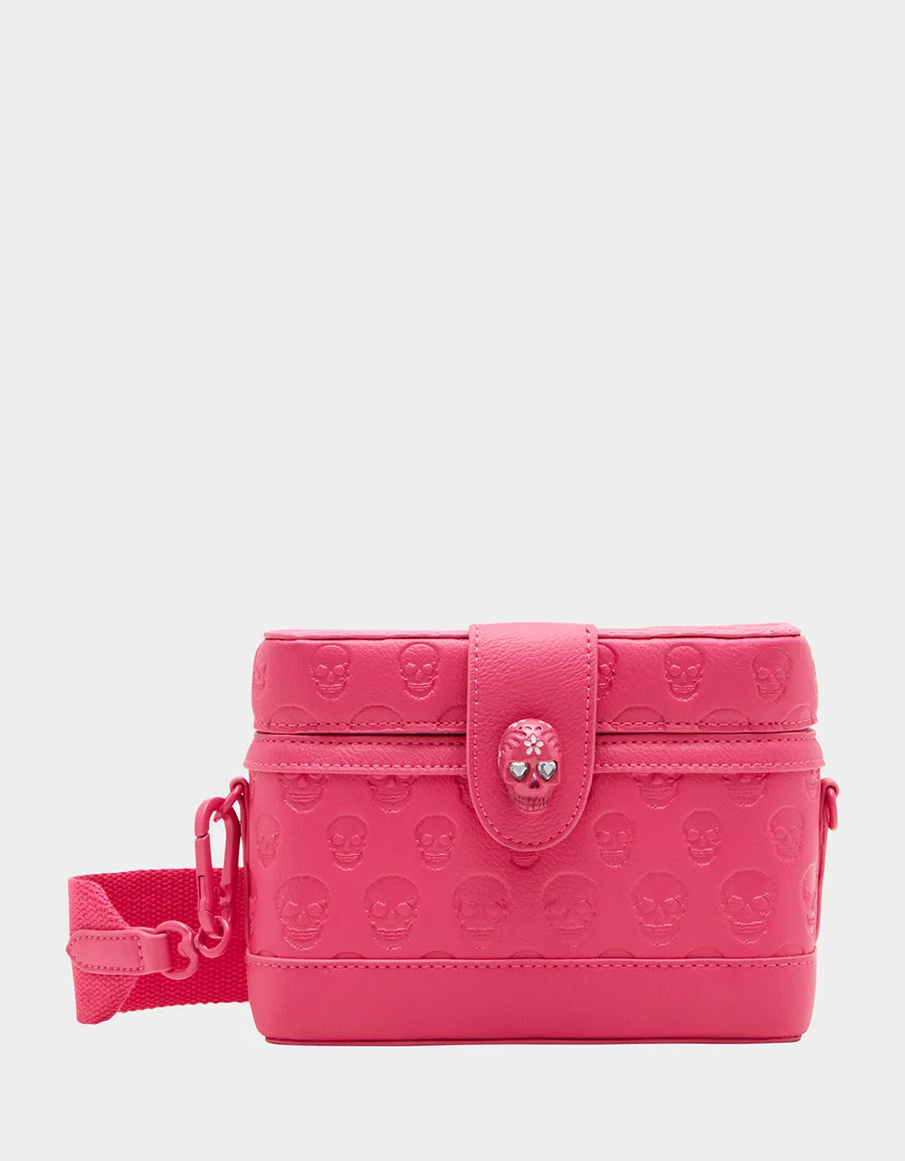 SKULL BOSS VANITY BAG PINK sold by Betsey Johnson