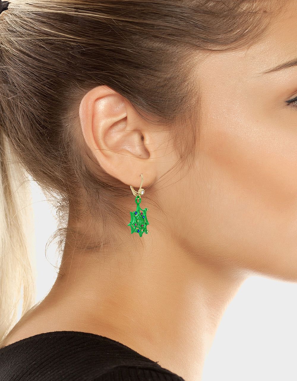 SCARY MERRY MISMATCH SKELETON EARRINGS MULTI sold by Betsey Johnson product image thumbnail 3