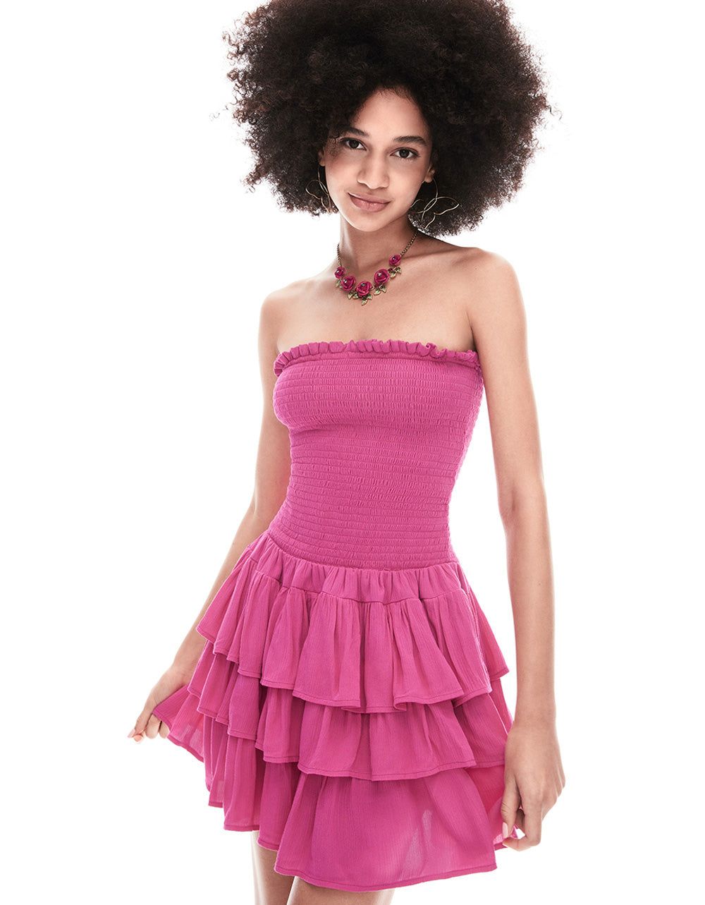 ROSIE MINI DRESS PINK sold by Betsey Johnson product image thumbnail 2