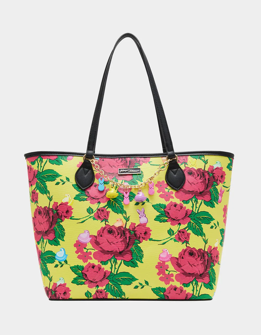 PEEPS® CHARM BRACELET TOTE YELLOW sold by Betsey Johnson