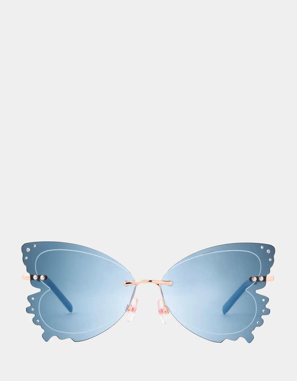 TAKE FLIGHT SUNGLASSES BLUE sold by Betsey Johnson