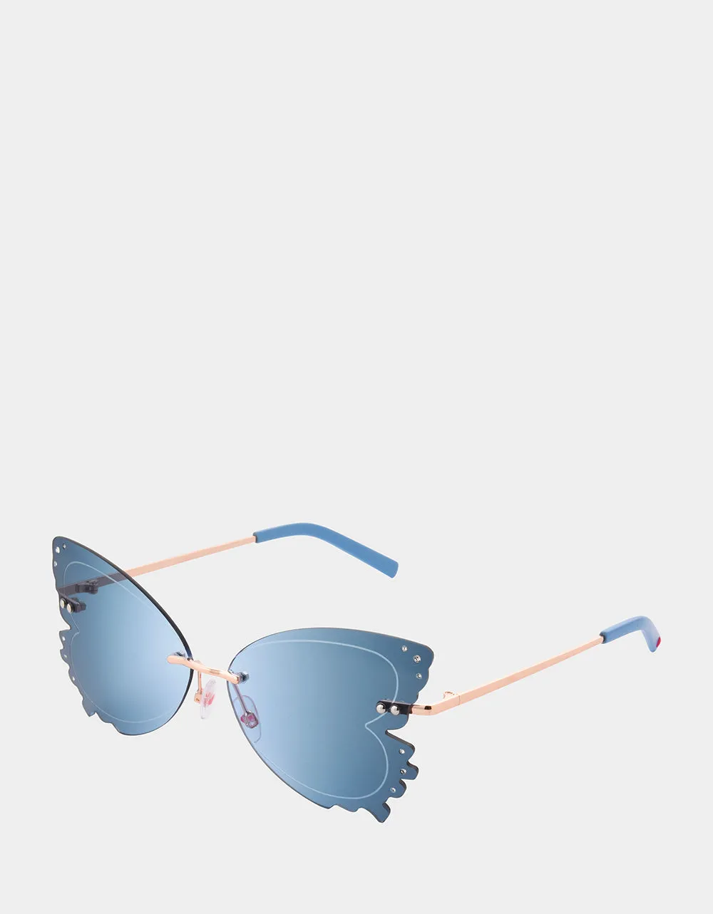 TAKE FLIGHT SUNGLASSES BLUE sold by Betsey Johnson product image thumbnail 3