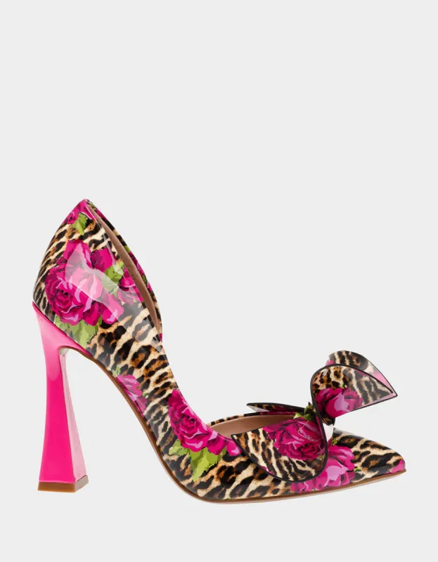 NOBBLE-P LEOPARD MULTI | RE:LUV sold by Betsey Johnson