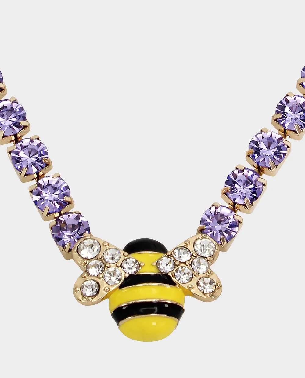 OHH A DAISY SHORT BEE NECKLACE YELLOW sold by Betsey Johnson product image thumbnail 2