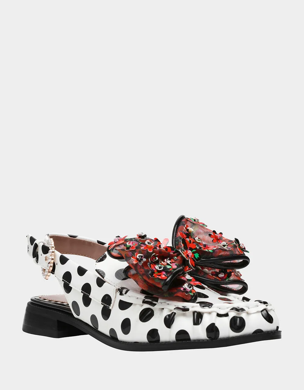 BREYER WHITE BLACK POLKA DOT sold by Betsey Johnson product image thumbnail 3