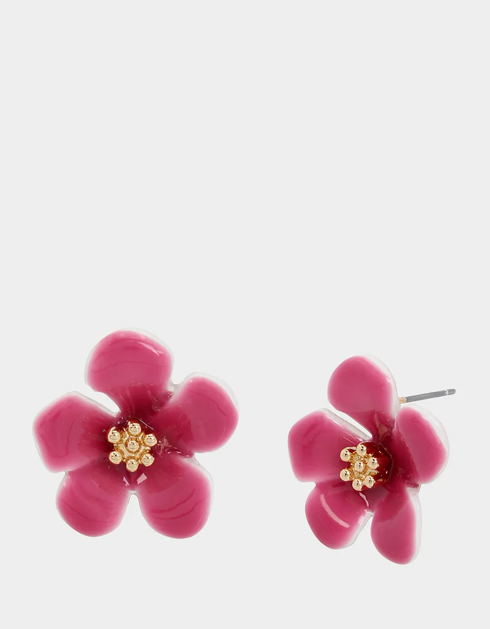 HOLA TO LOVE FLOWER STUDS FUCHSIA sold by Betsey Johnson product image thumbnail 2