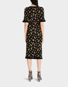 CHELSEA MIDI DRESS BLACK MULTI sold by Betsey Johnson