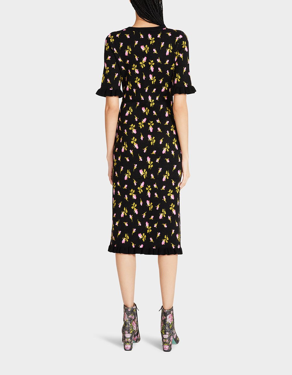 CHELSEA MIDI DRESS BLACK MULTI sold by Betsey Johnson product image thumbnail 3