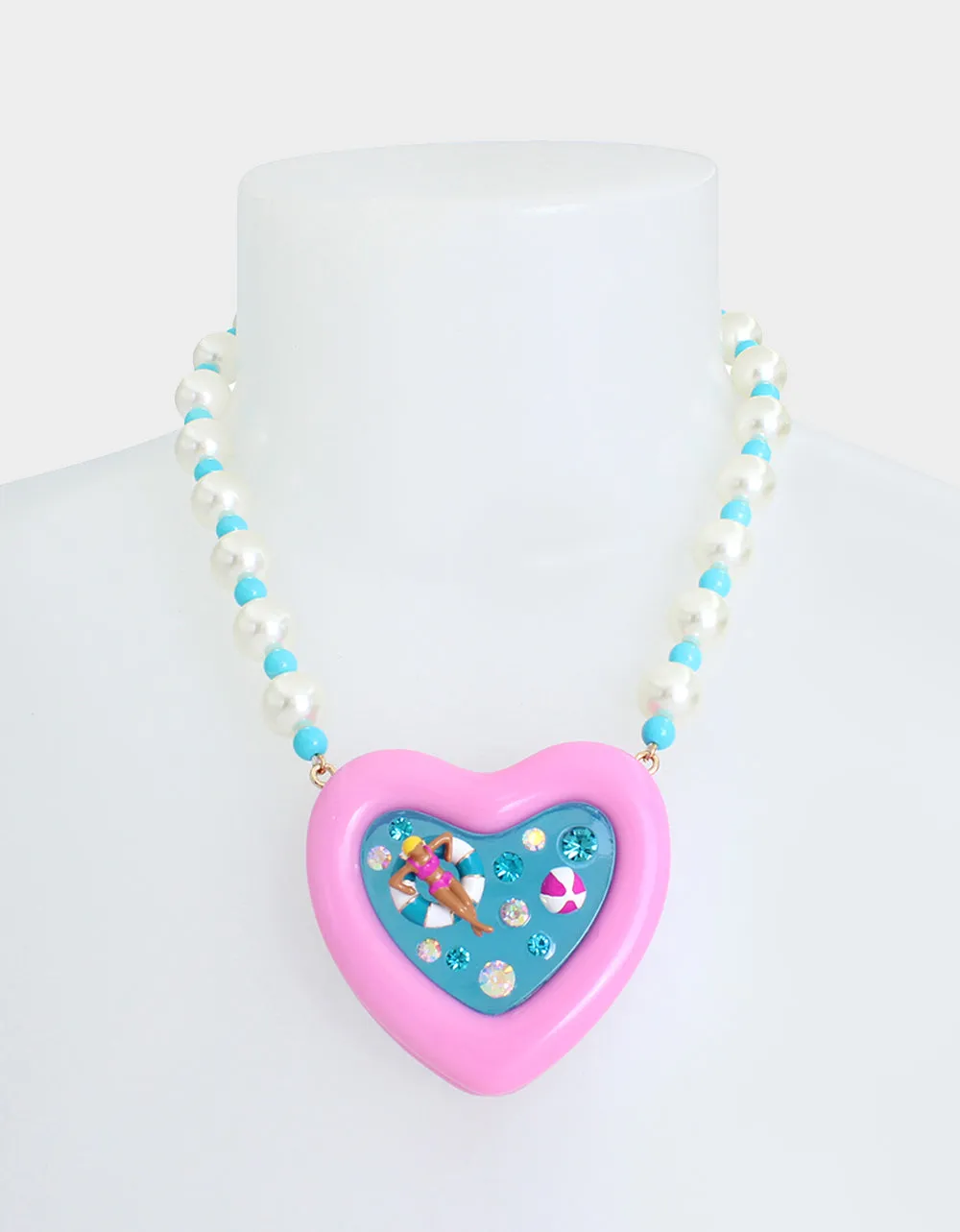 BETSEYS POOL PARTY PENDANT PINK sold by Betsey Johnson product image thumbnail 4