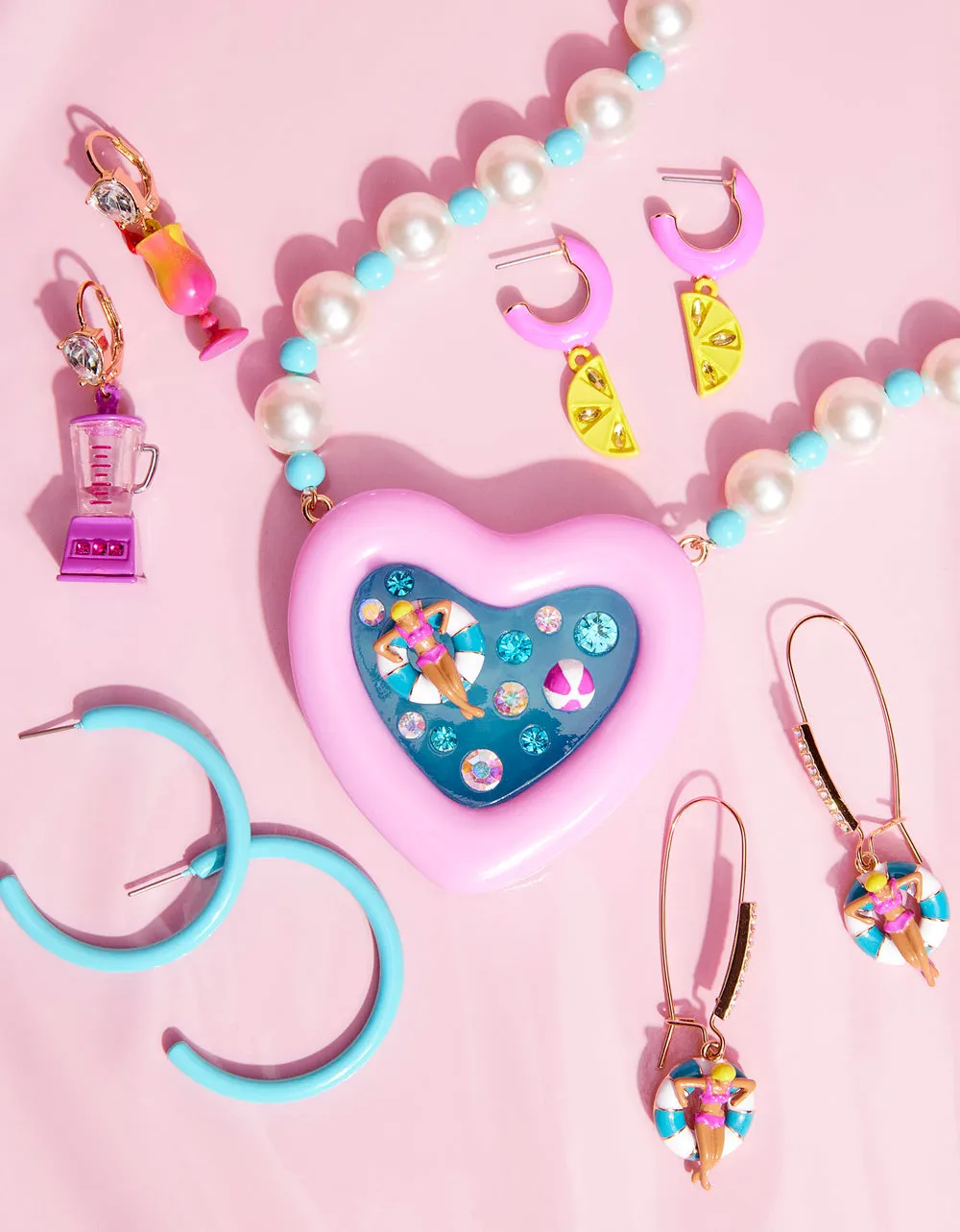 BETSEYS POOL PARTY PENDANT PINK sold by Betsey Johnson product image thumbnail 2