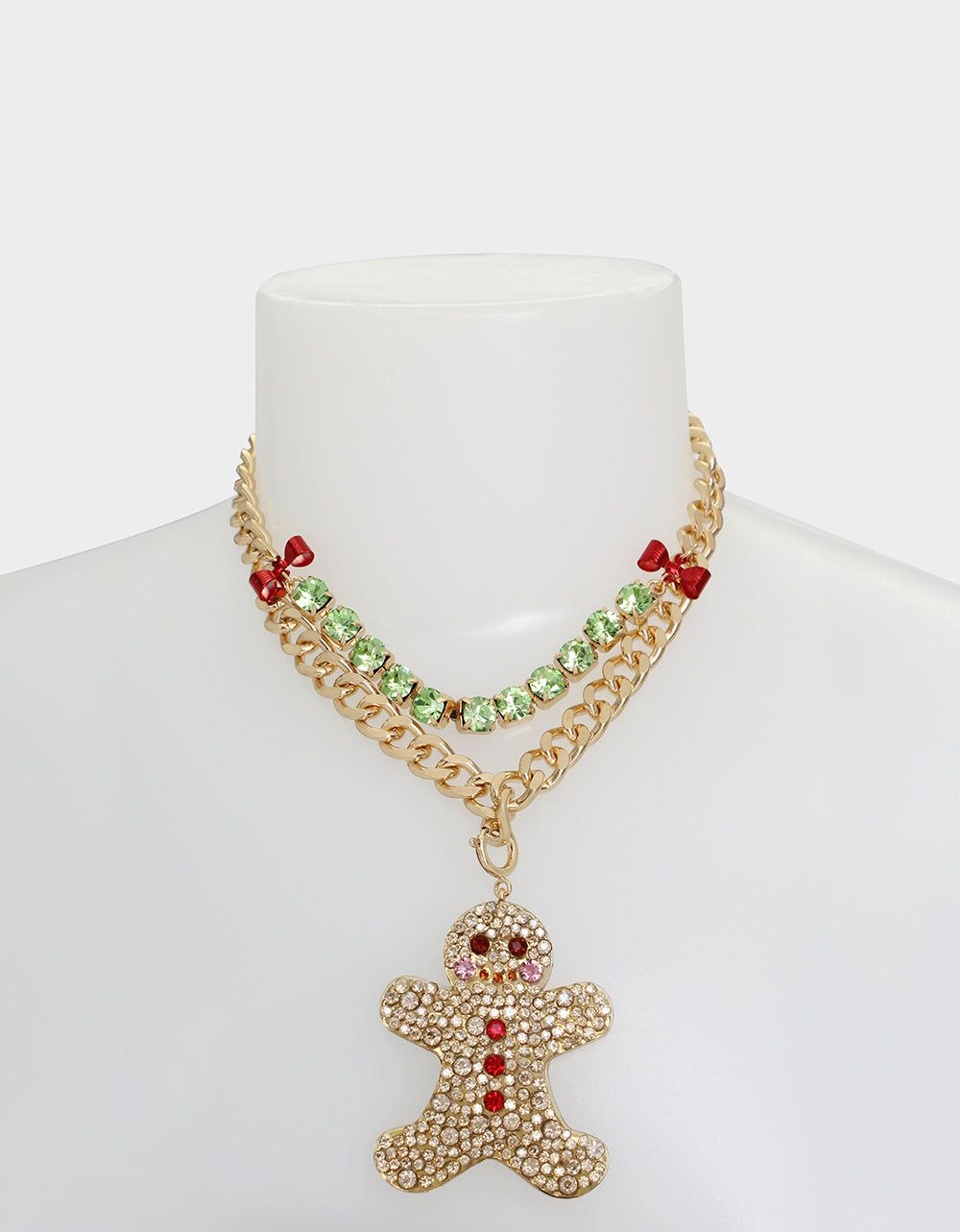 BETSEYS HOLIDAY GINGERBREAD NECKLACE BROWN sold by Betsey Johnson product image thumbnail 3