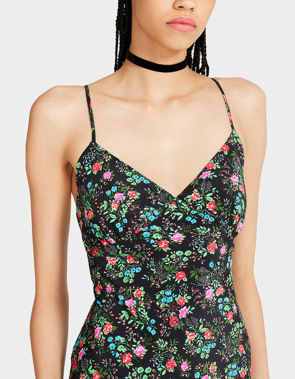 ADDISON MIDI DRESS FLORAL BLACK sold by Betsey Johnson product image thumbnail 3