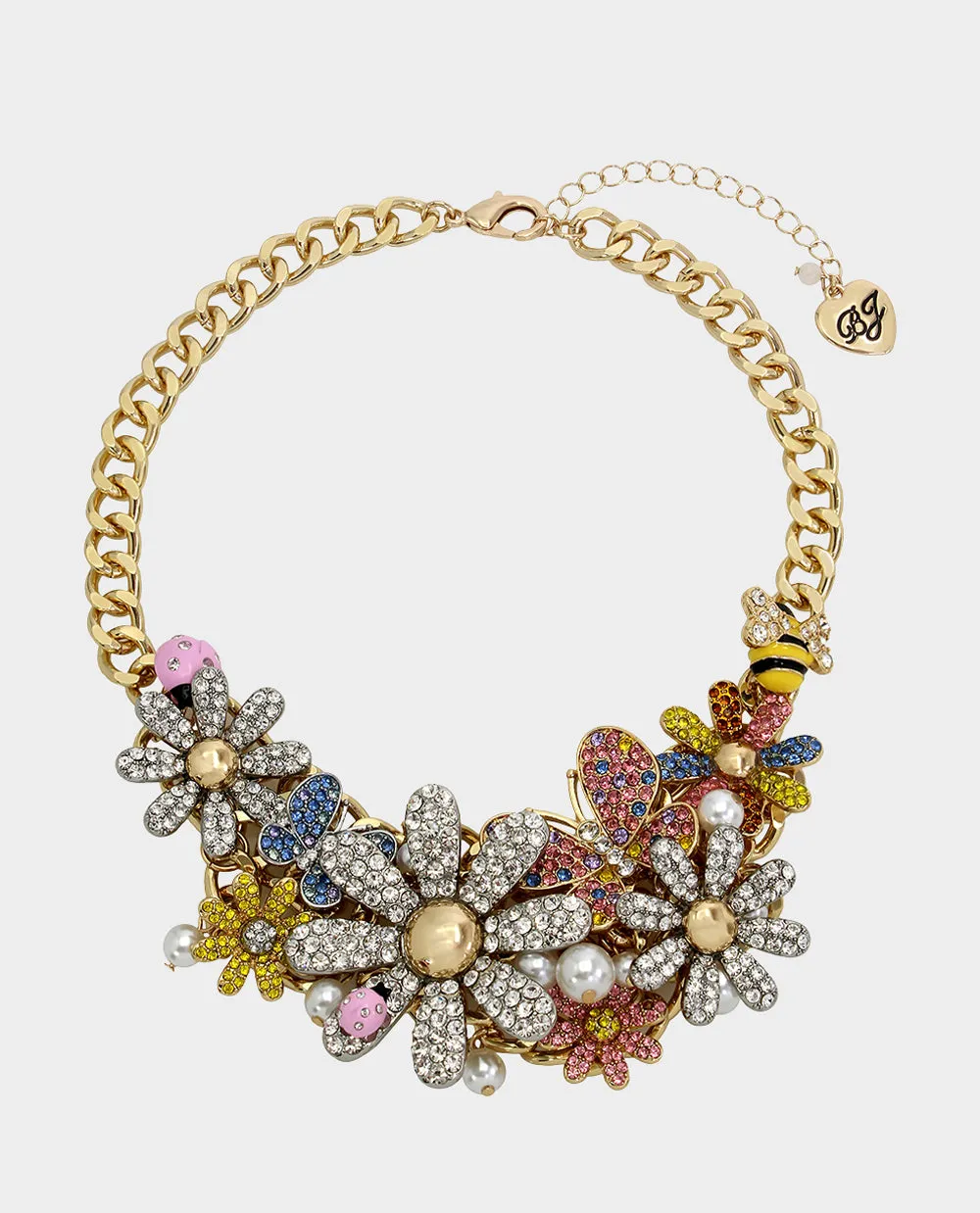 OHH A DAISY BIB NECKLACE MULTI sold by Betsey Johnson