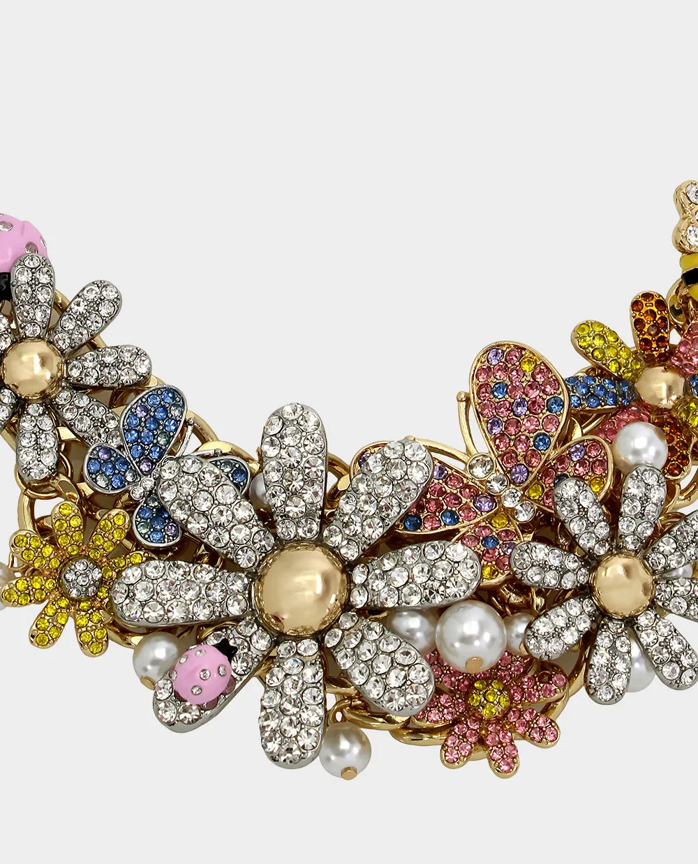 OHH A DAISY BIB NECKLACE MULTI sold by Betsey Johnson product image thumbnail 2