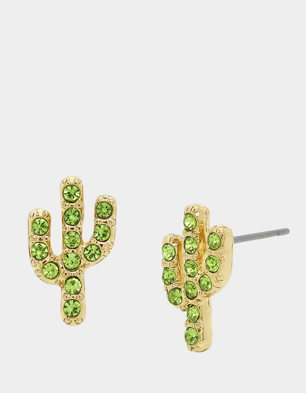 HOLA TO LOVE CACTUS STUDS GREEN sold by Betsey Johnson