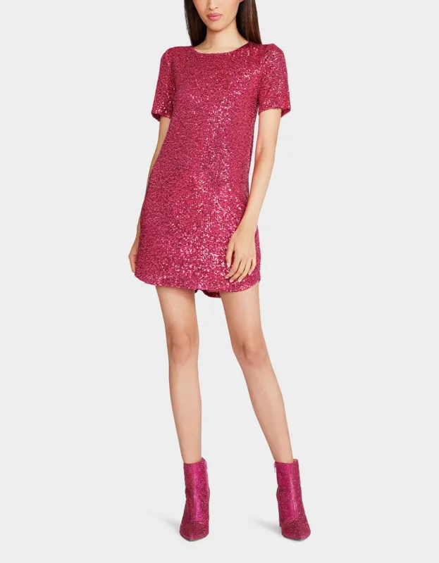 TATIANA MINI DRESS FUCHSIA sold by Betsey Johnson