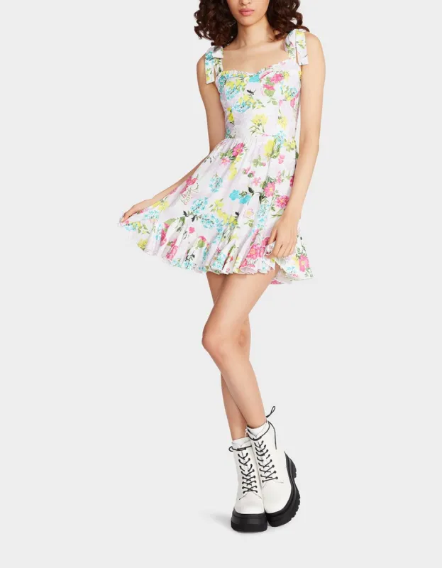 TULLUAH MINI DRESS WHITE sold by Betsey Johnson