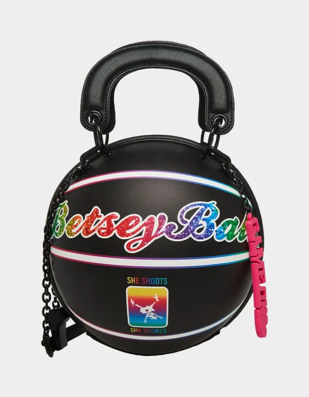 KITSCH BETSEY BALL CROSSBODY BLACK | RE:LUV sold by Betsey Johnson