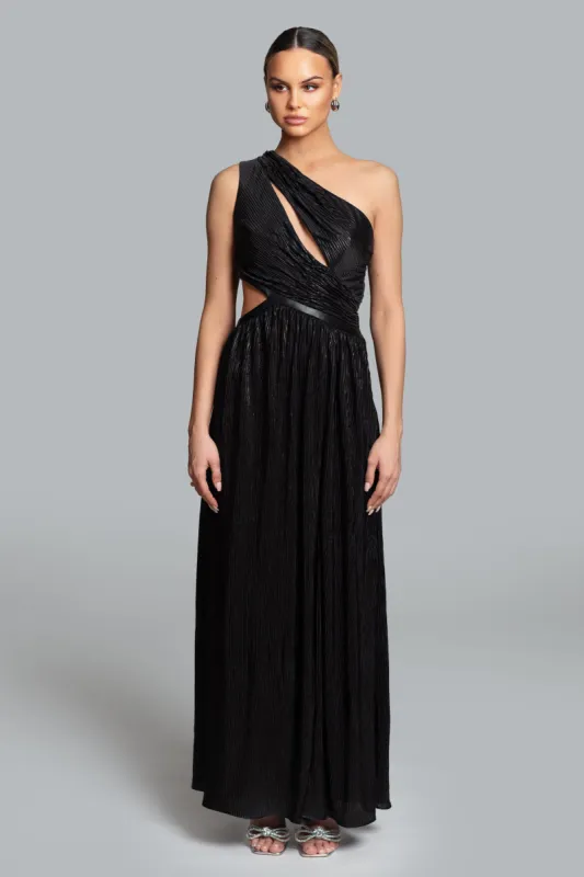 GHRAIL "Chelsea" Metallic Knit Gown sold by Betsy & Adam