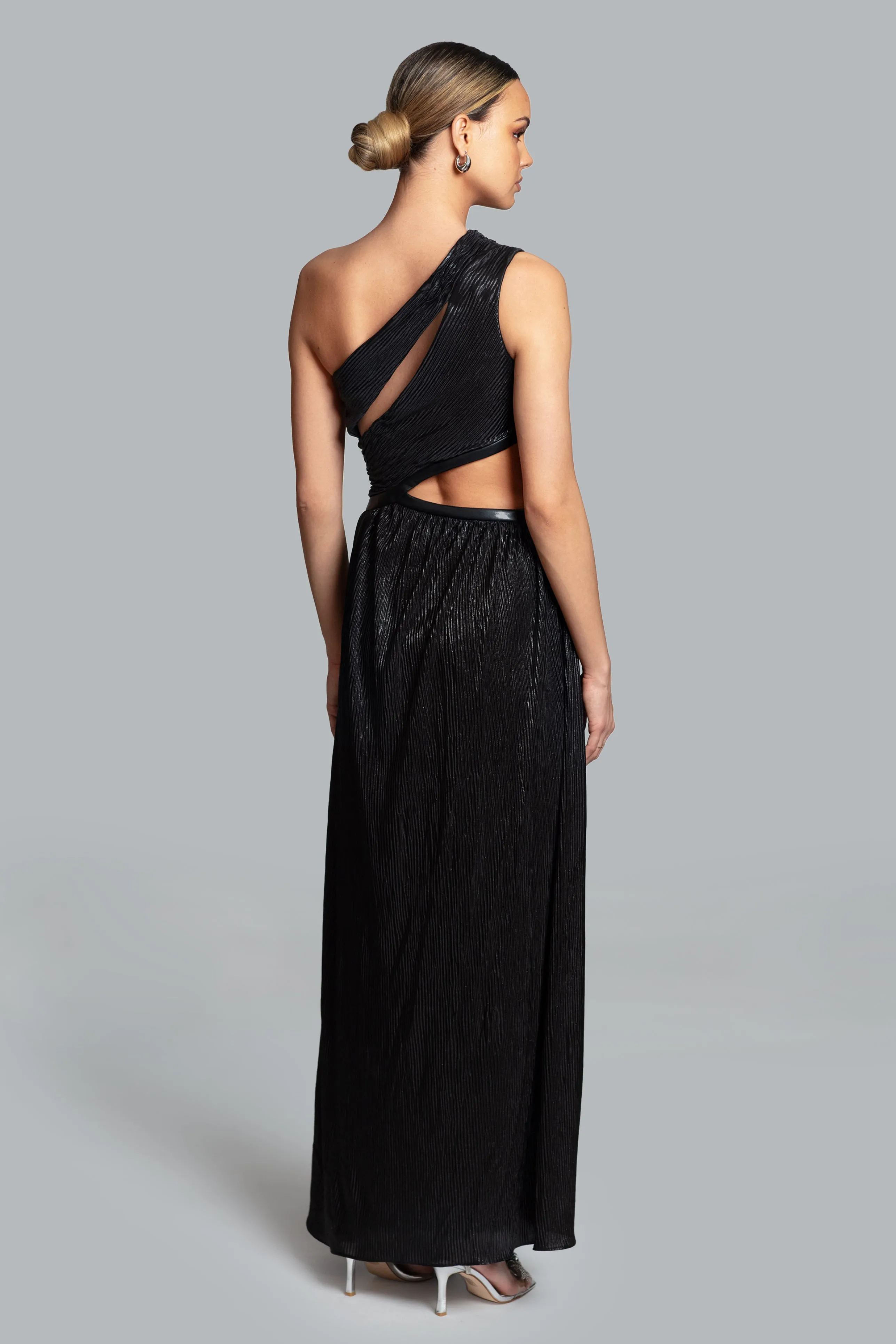 GHRAIL "Chelsea" Metallic Knit Gown sold by Betsy & Adam product image thumbnail 2